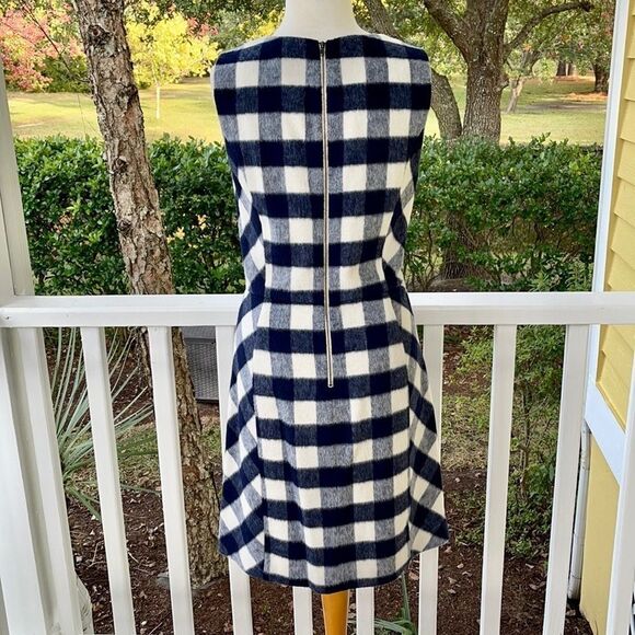 Brooks Brothers Wool Buffalo Plaid Sheath Dress - Picture 4 of 9